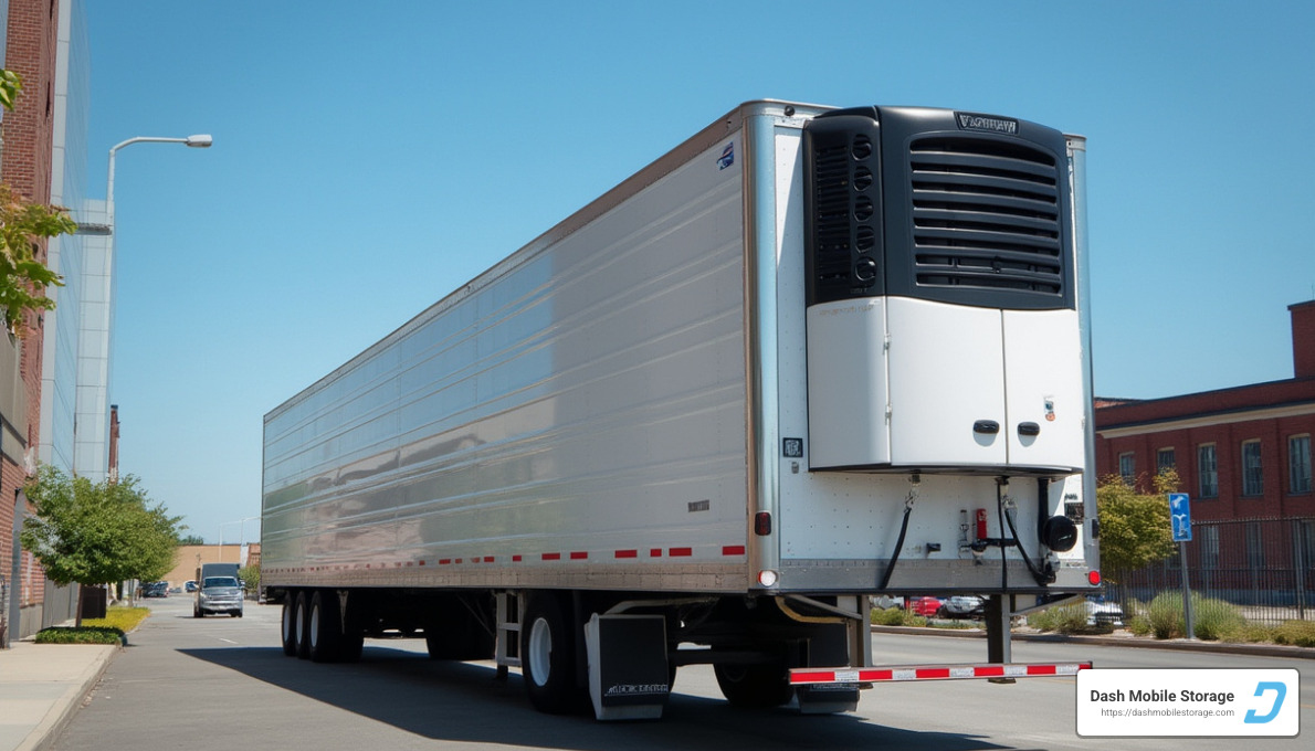 mobile refrigerated trailer