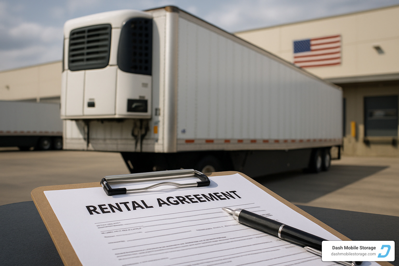 reefer trailer rental agreement form