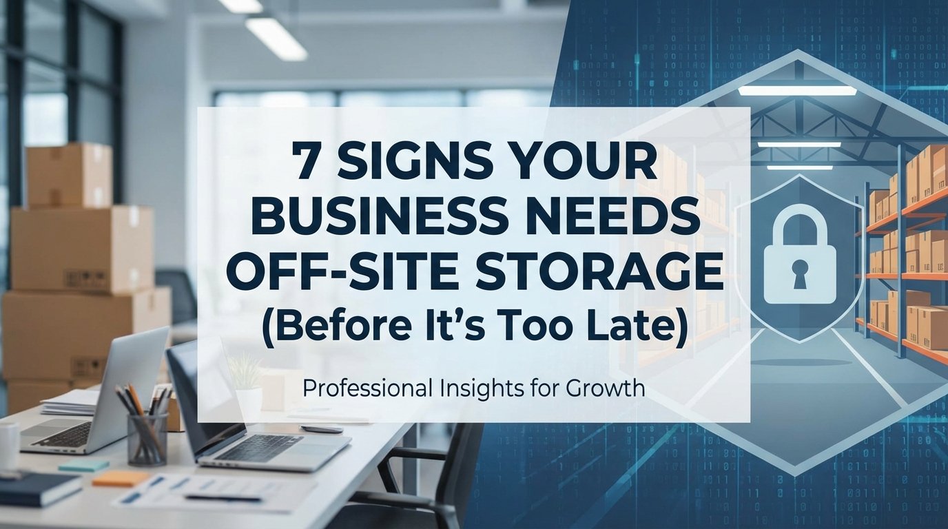 7 Signs Your Business Needs Off-Site Storage (Before It's Too Late)