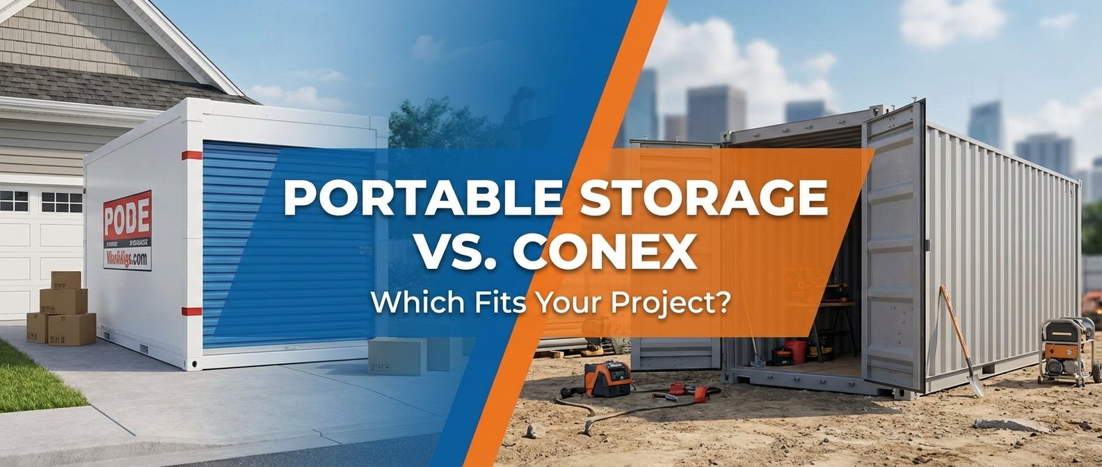 Portable Storage vs. Conex: Which Fits Your Project?