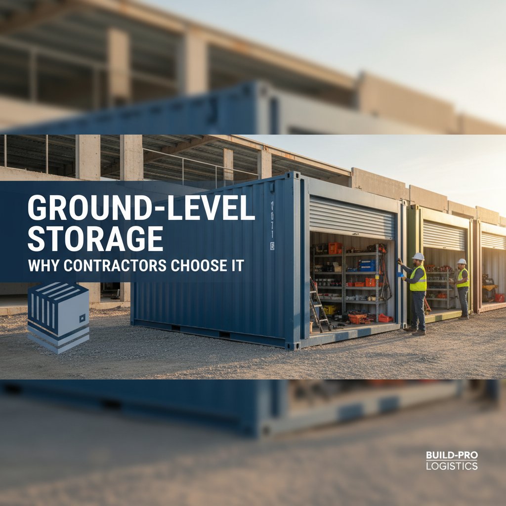 Ground-Level Storage: Why Contractors Choose It