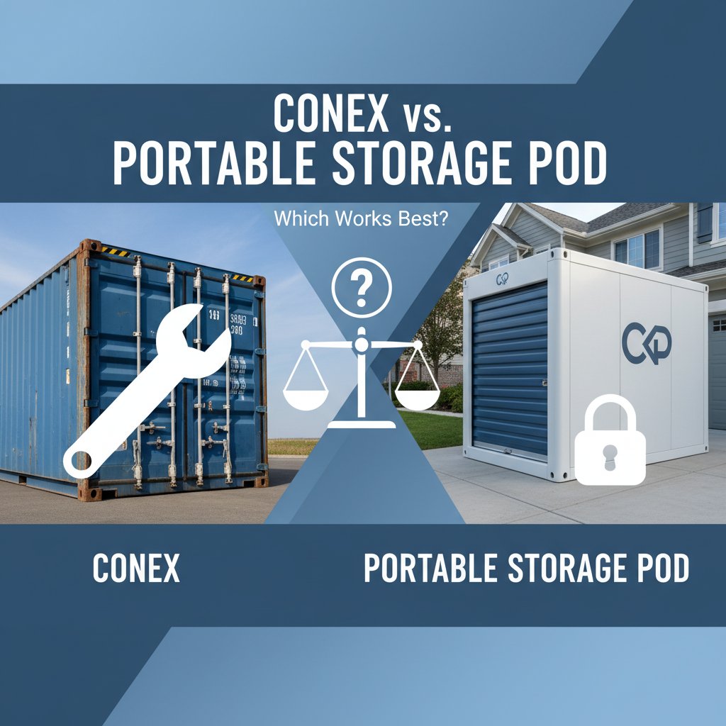 Conex vs. Portable Storage Pod: Which Works Best?