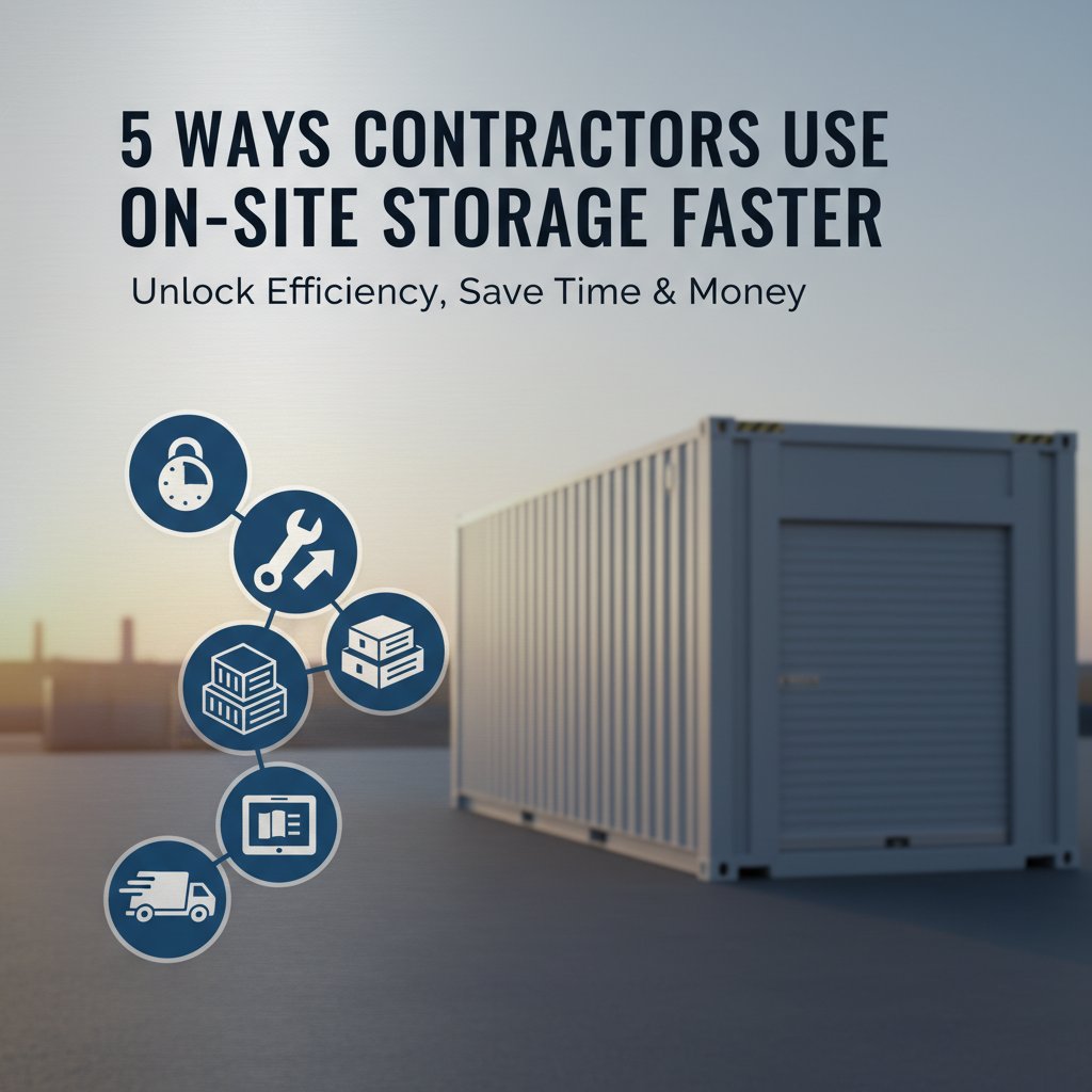 5 Ways Contractors Use On-Site Storage Faster