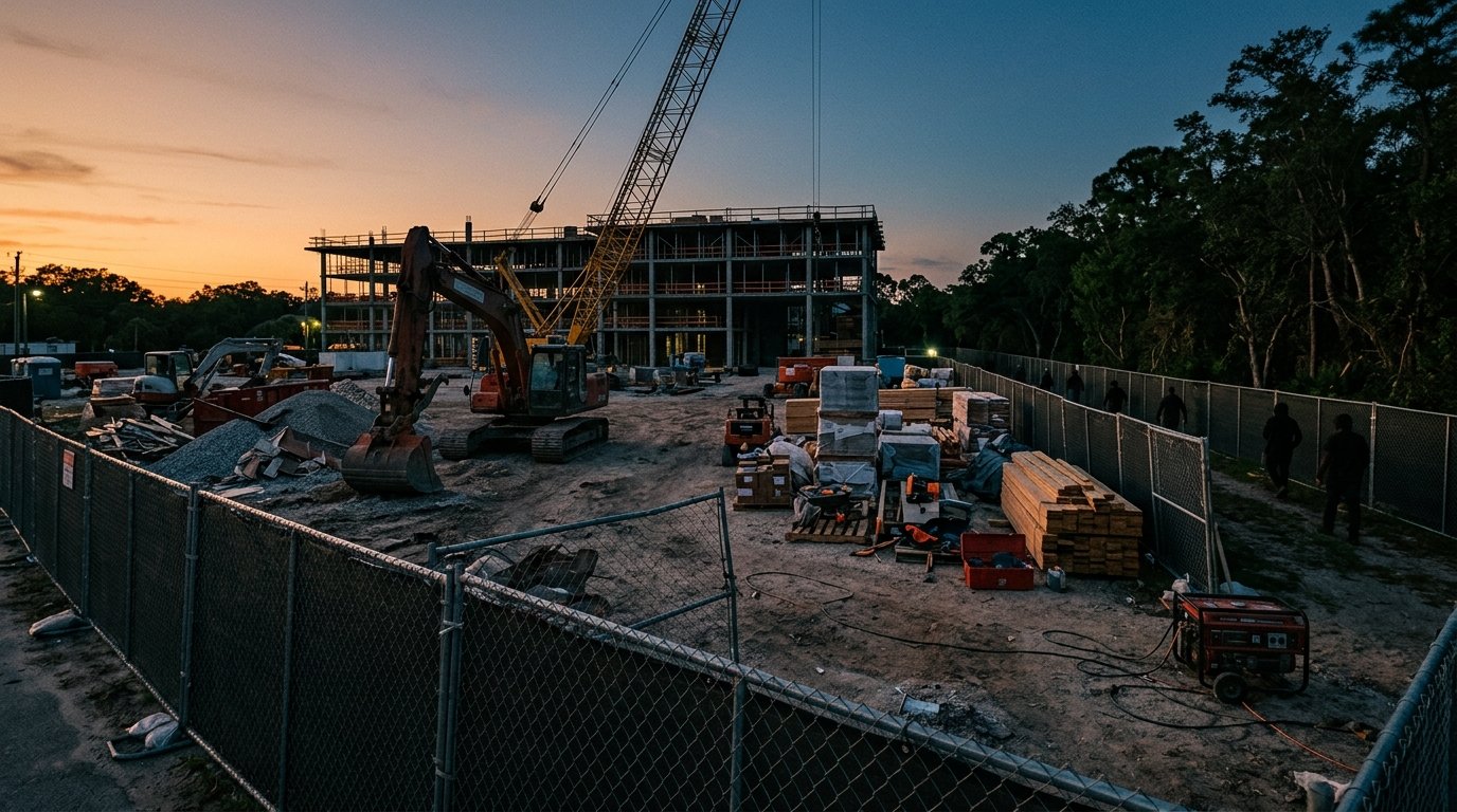Why Job Site Theft Is a Serious Problem in Florida