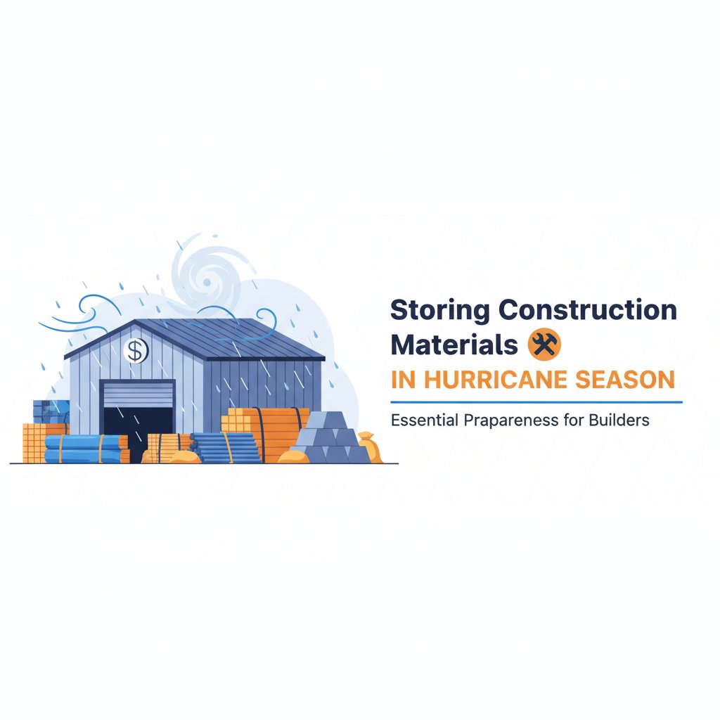 Storing Construction Materials in Hurricane Season