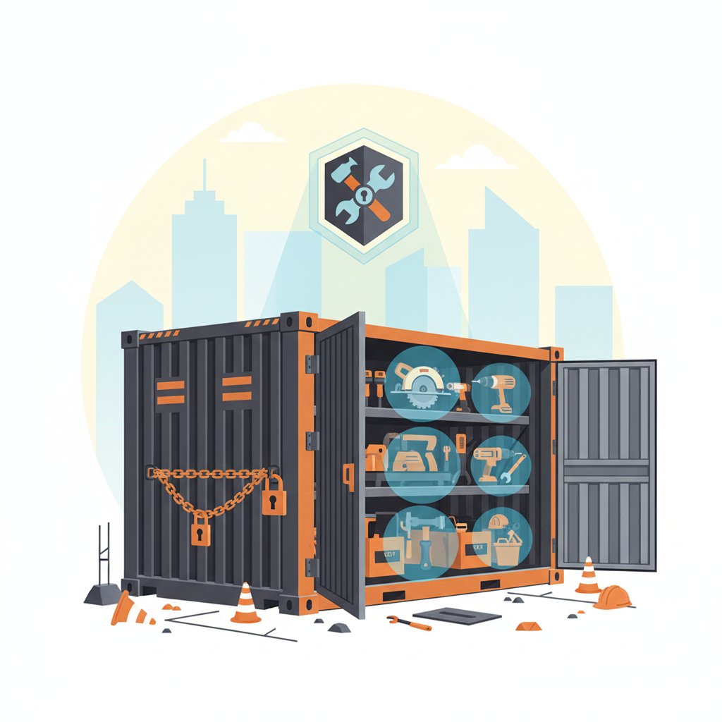 Protect Tools in Job Site Storage Containers