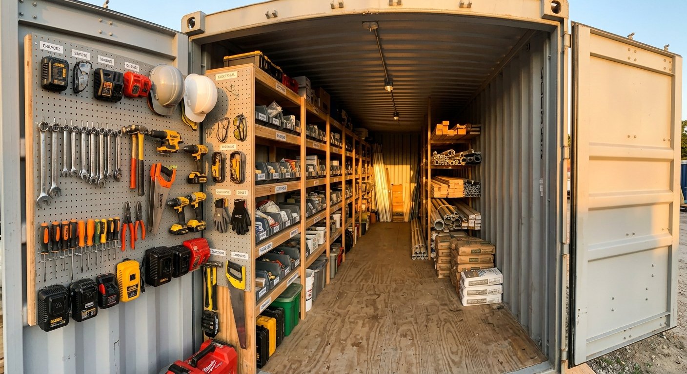 How to Organize a Job Site Storage Container