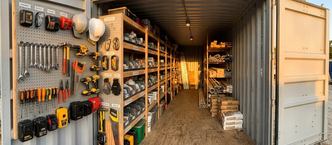 How to Organize a Job Site Storage Container