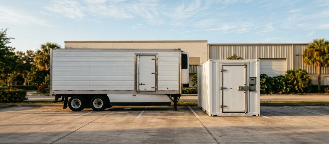 Reefer Trailer vs. Portable Cold Storage