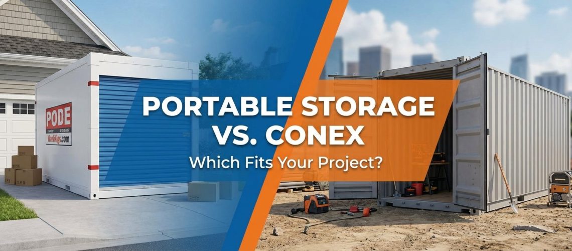 Portable Storage vs. Conex: Which Fits Your Project?