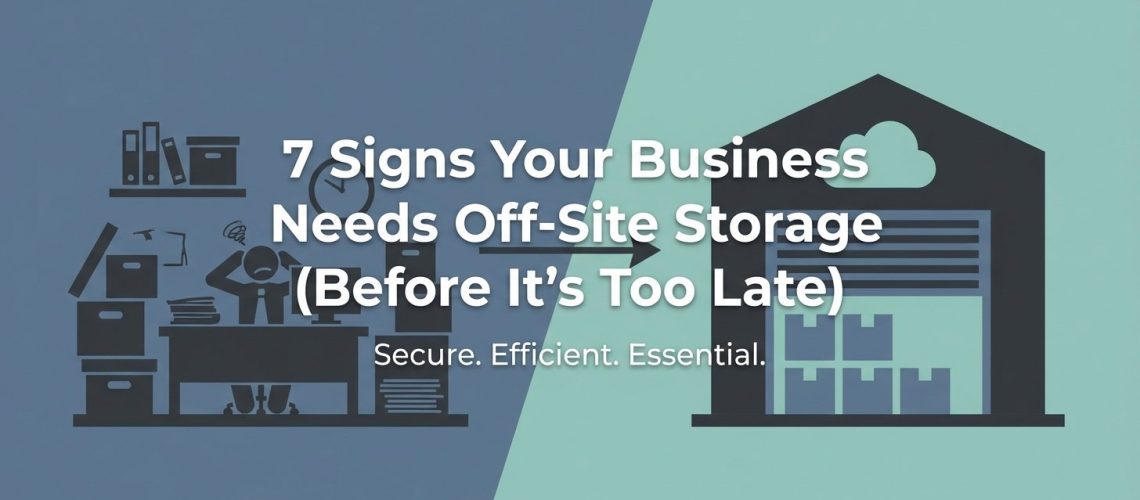7 Signs Your Business Needs Off-Site Storage (Before It's Too Late)