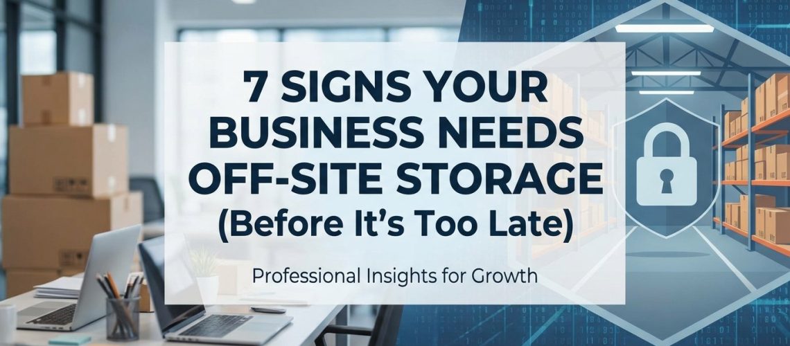 7 Signs Your Business Needs Off-Site Storage (Before It's Too Late)