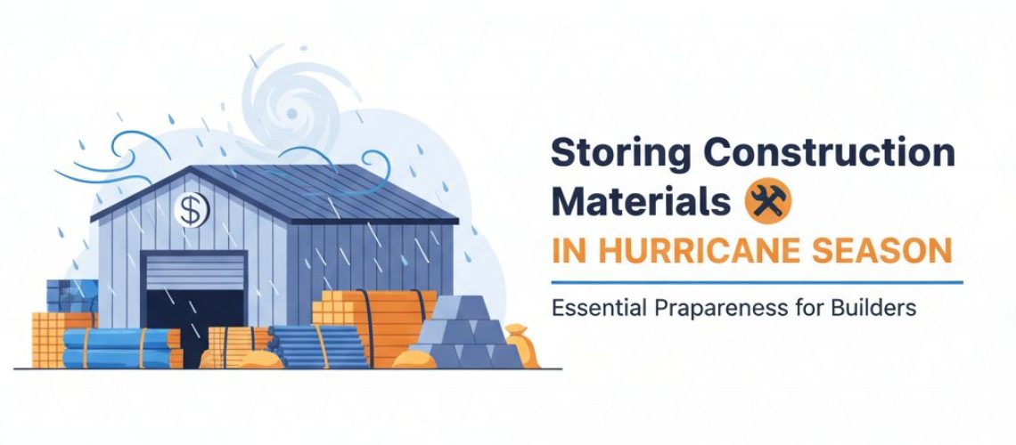 Storing Construction Materials in Hurricane Season